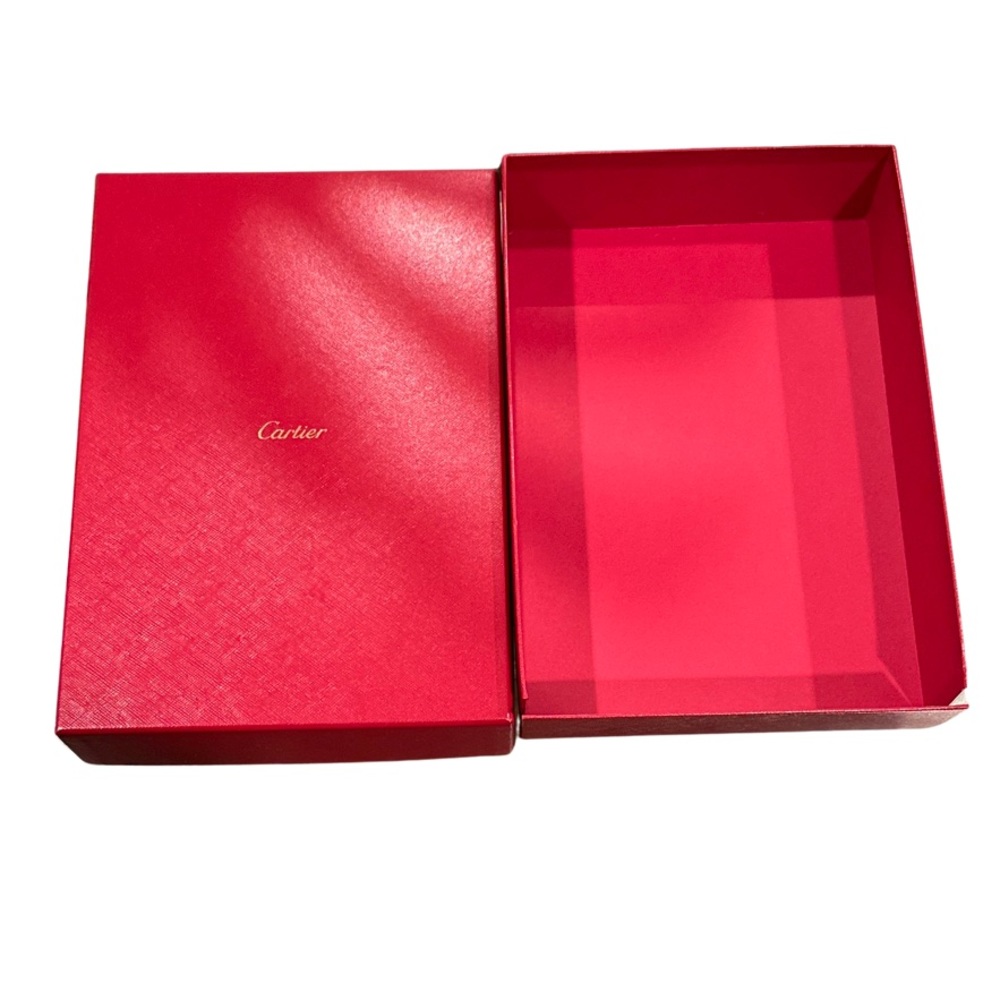 Cartier: Authentic Gift Box: Sz: 7.5” x 10 3/4” x 2.5”